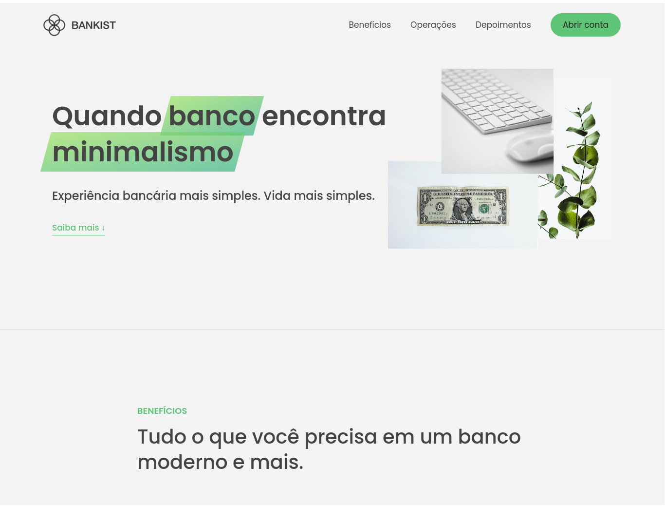 Foto do website